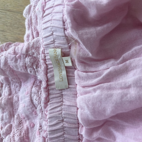 LoveShackFancy pink skirt. Medium. Preloved - Picture 3 of 5